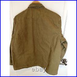 Caron Callahan Krasner Jacket in Barley Cotton Twill Loose FIt Canvas XL EUC