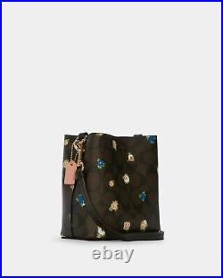 Coach Mini Town Bucket Bag more Options Signature Canvas floral wallets cardcase
