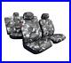 For Jeep Car Truck Seat Covers Full Set Grey Camo Cotton Canvas