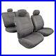 For Subaru Forester Car SUV Seat Covers Full Set Waterproof Grey Canvas