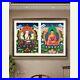 Set of Shakyamuni Buddha & Chenrezig Thangka Painting, Buddha Thanka Art